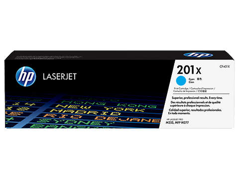 HP 201X Cyan Toner - 2,300 pages - Out Of Ink