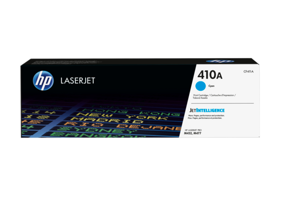HP 410A Cyan Toner CF411A - 2,300 pages - Out Of Ink