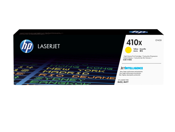 HP 410X Yellow Toner CF412X - 5,000 pages - Out Of Ink