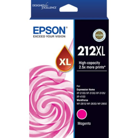 Epson 212 HY Magenta Ink Cart