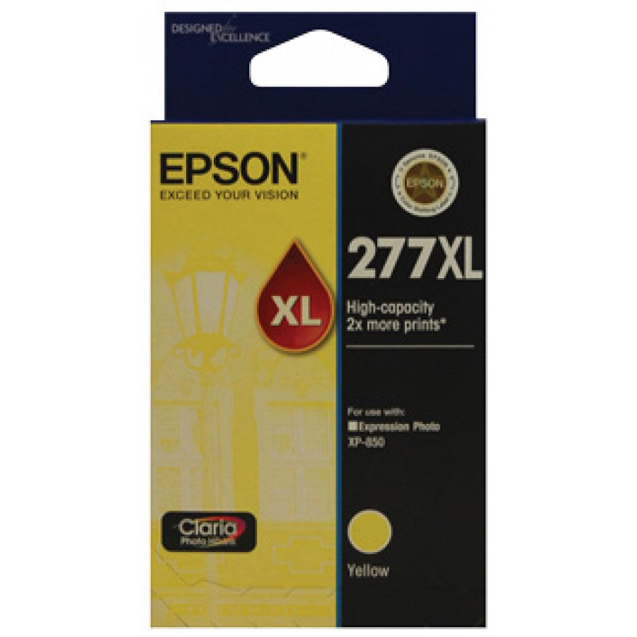 Epson 277 Yellow HY Ink Cart - Out Of Ink