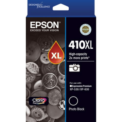Epson 410 HY Black Ink Cart - Out Of Ink