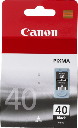 Canon PG-40 FINE Black Ink Cartridge - 329 pages - Out Of Ink