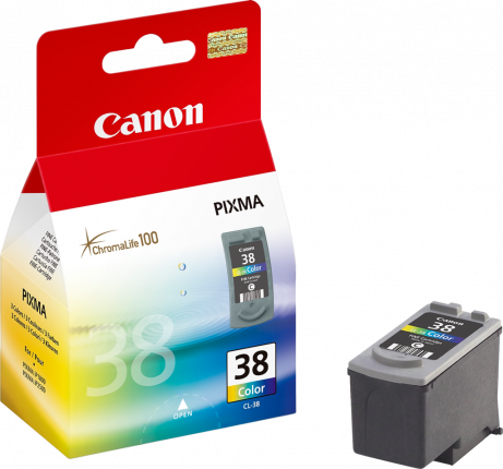 Canon CL-38 FINE Colour Ink Cartridge - 207 pages - Out Of Ink