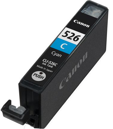 Canon CLI-526 Cyan Ink Cartridge  - 462 pages - Out Of Ink