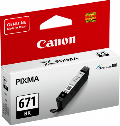 Canon CLI671 Black Ink Cart - Out Of Ink