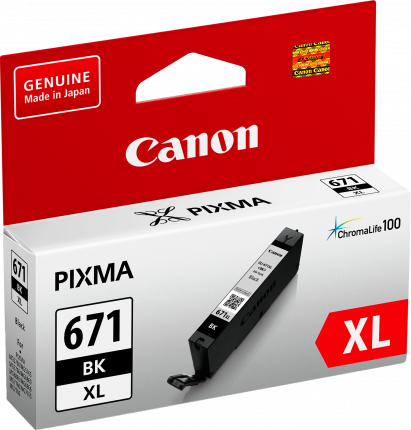 Canon CLI671XL Black Ink Cart - Out Of Ink