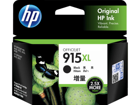 HP 915XL Black Orignl Ink 3YM22AA