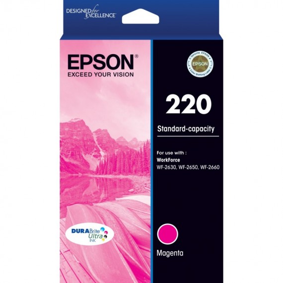 Epson 252 HY Cyan Ink Cart - Out Of Ink