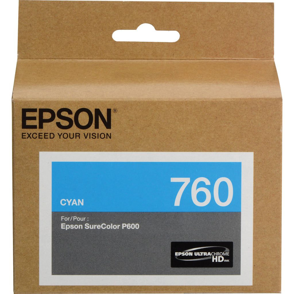 Epson T760 Cyan Ink Cart - Out Of Ink
