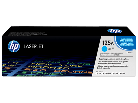 HP CP1215 / CM1312 / CP1515 / CP1518ni Cyan Toner Cartridge - 1,400 pages - Out Of Ink
