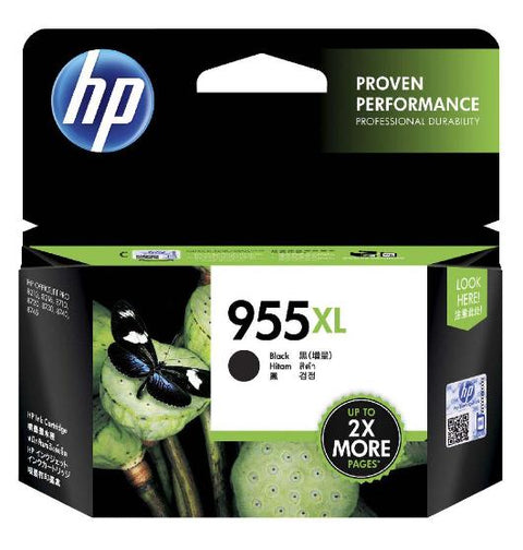HP #955XL Black Ink L0S72AA - Out Of Ink
