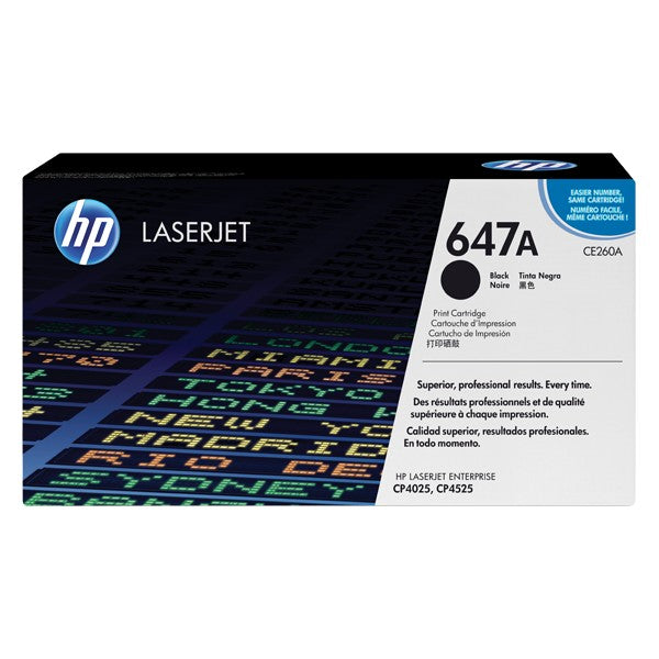 HP CE260A Black Toner Cartridge - 8,500 pages - Out Of Ink
