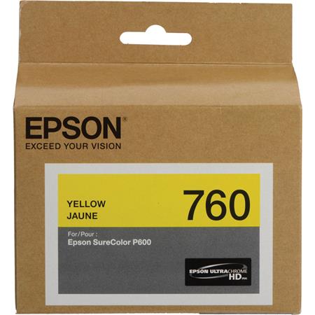 Epson T760 Yellow Ink Cart - Out Of Ink