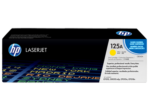 HP CP1215 / CM1312 / CP1515 / CP1518ni Yellow Toner Cartridge - 1,400 pages - Out Of Ink