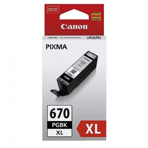 Canon Genuine PGI670XL Black Ink Cartridge - Out Of Ink