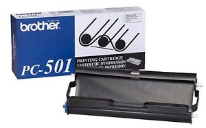 Brother PC-501 Print Cartridge + 1 roll - Out Of Ink