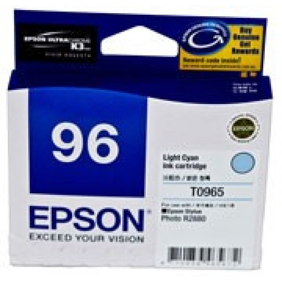 Epson T0965 Light Cyan Ink Cartridge - 940 pages - Out Of Ink