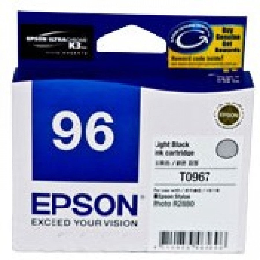 Epson T0967 Light Black Ink Cartridge - 6,210 pages - Out Of Ink