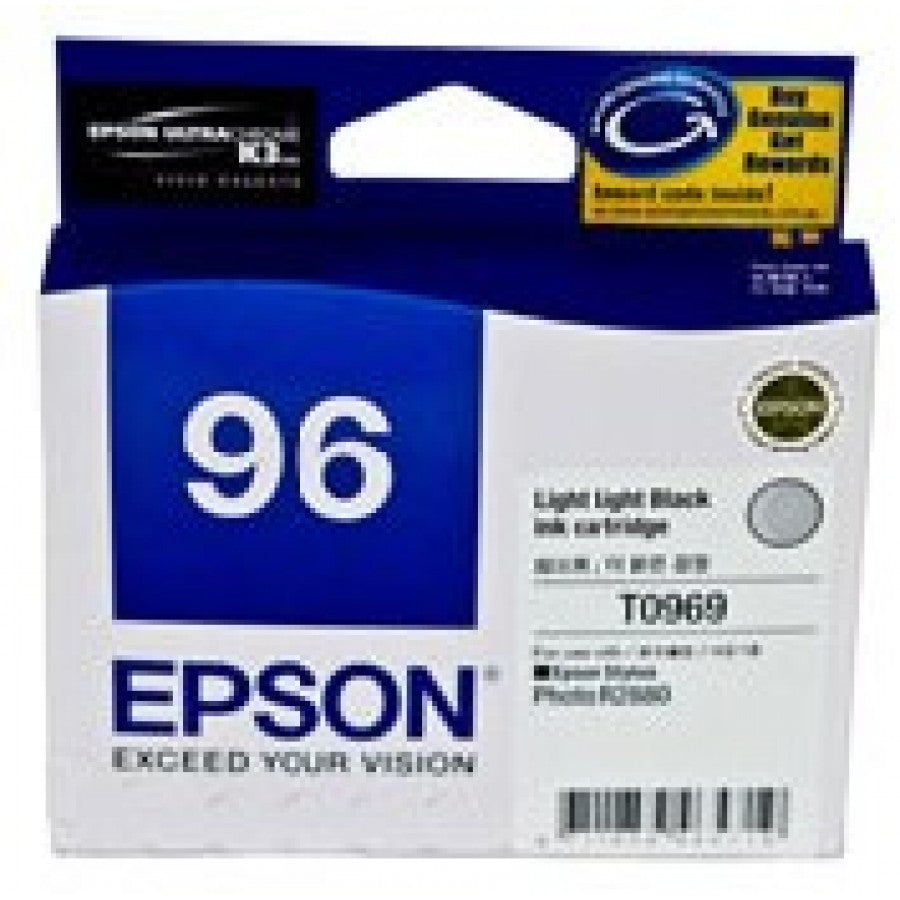 Epson T0969 Light  Black Ink Cartridge - 6,065 pages - Out Of Ink