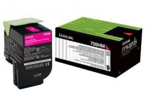 Lexmark 708HM HY Magenta Toner - Out Of Ink